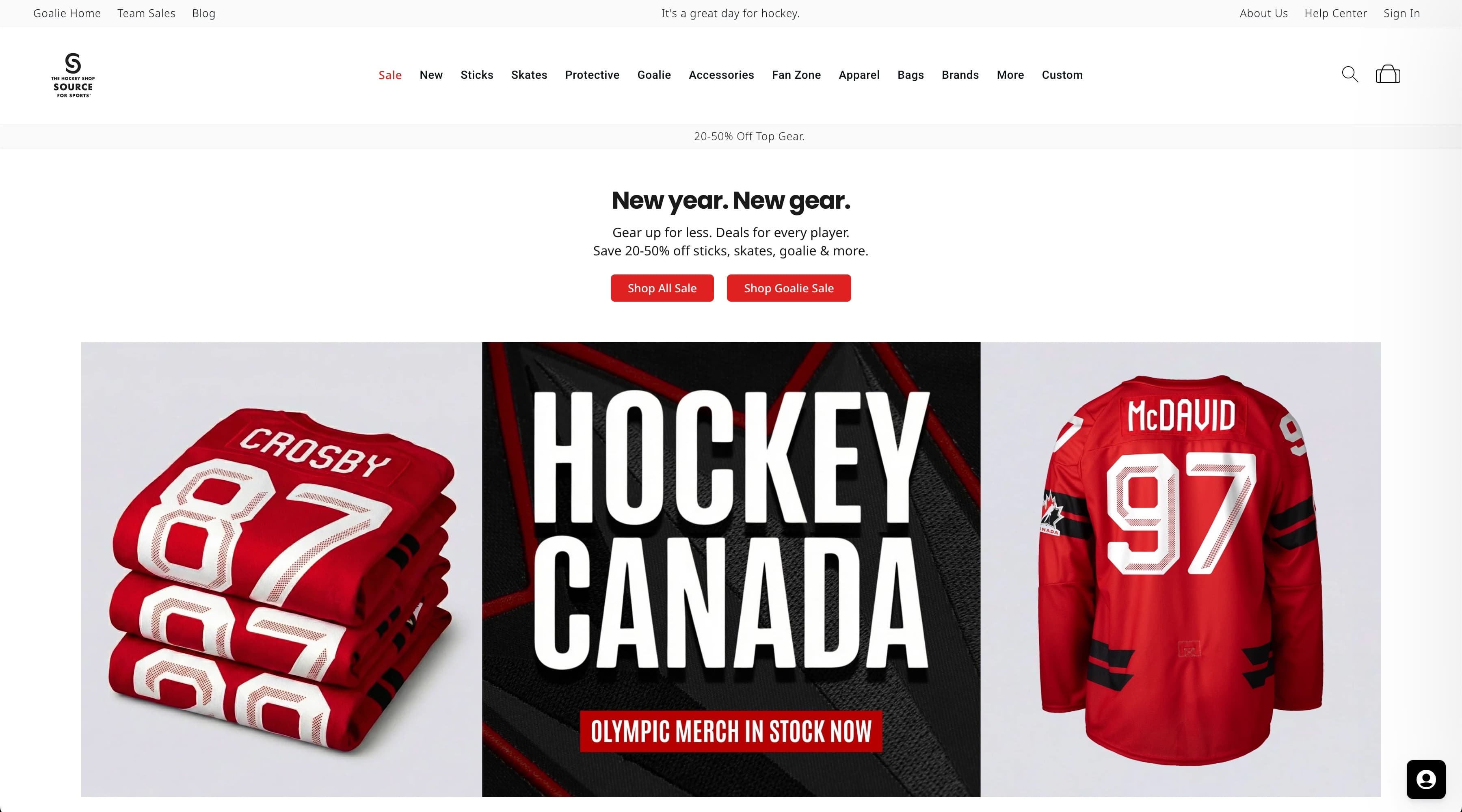 The Hockey Shop screenshot